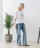【CONVERSE/コンバース】発泡プリント 配色リンガーＴシャツ ❘ジーンズメイト公式オンラインショップ