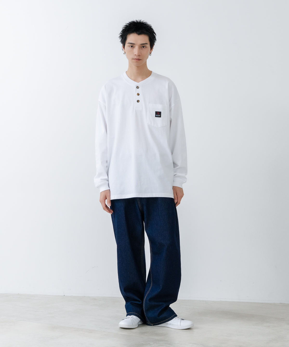 (古着)00s arrow ヘンリーネックロンT カットソー cityboy 古着)00s arrow ヘンリーネックロンT カットソー cityboy 2色