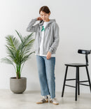 【U.S. POLO ASSN./ユーエスポロアッスン】ダンボール素材 ワンポイントロゴ刺繍 フルジップパーカー