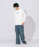 裏起毛 バック刺繍＆プリント クルーネックスウェット THRASHER スラッシャー　