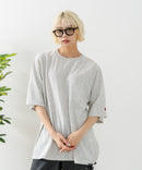 【SAVIER/サビアー】×【ZERO STAIN/ゼロステイン】コラボ ラグランスリーブ ポケット付 Tシャツ