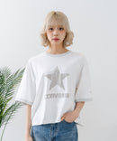 【CONVERSE/コンバース】発泡プリント 配色リンガーＴシャツ ❘ジーンズメイト公式オンラインショップ