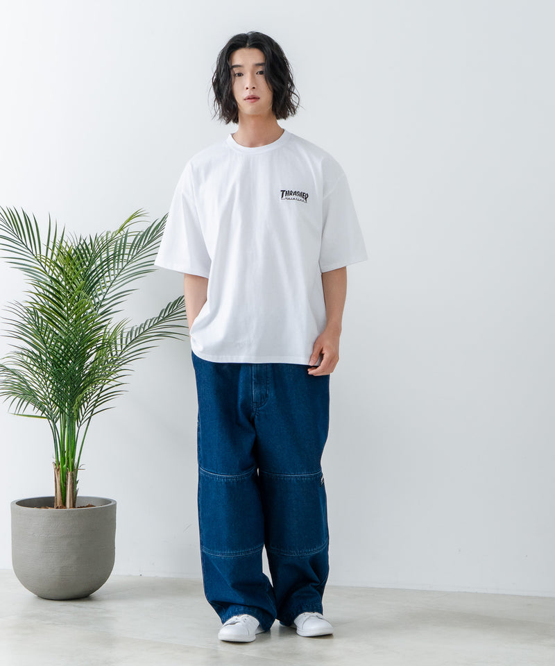 【THRASHER/スラッシャー】ワンポイント 刺繍Tシャツzo