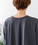 【C-FORTPOINT/フォートポイント】【ストレッチ性抜群の冷感素材を使用】後ろタック入り 5分袖Tシャツ 立体感 美シルエット ラウンドヘム 接触冷感 涼しい 体形カバー