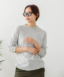 【C-FORT POINT/フォートポイント】ハイネック メロウ配色 プルオーバートップス