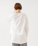 【HANES/ヘインズ】【ヘビーウェイト（肉厚）のコットン100％生地を使用】1P BEEFY-T for HER ボリュームスリーブTシャツ 長袖 無地 シンプル タフ サイドスリット 華奢見え タグレス仕様 ❘ジーンズメイト公式オンラインショップ