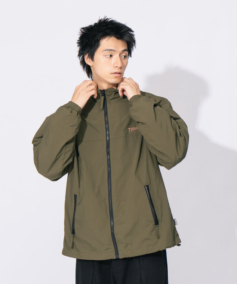 ナイロン 裏総柄 スタンドジャケット THRASHER スラッシャー