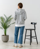 【U.S. POLO ASSN./ユーエスポロアッスン】ダンボール素材 ワンポイントロゴ刺繍 フルジップパーカー