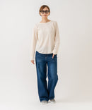 【HANES/ヘインズ】【洗うほどに肌に馴染む柔らかなコットン混素材】HANES Thermal for HER サーマルクルーロンＴ 無地 シンプル すっきりシルエット ラグランスリーブ ヘムライン タグレス仕様 ❘ジーンズメイト公式オンラインショップ