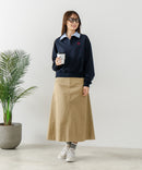 【C-FORT POINT/フォートポイント】2枚襟 スウェットポロトレーナー