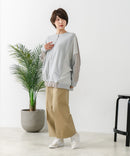 【C-FORT POINT/フォートポイント】コーデュロイ ワッフル 切り替え カーディガン