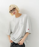 【SAVIER/サビアー】×【ZERO STAIN/ゼロステイン】コラボ ラグランスリーブ ポケット付 Tシャツ