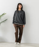 【U.S. POLO ASSN./ユーエスポロアッスン】Vネック リブライン 裏起毛 スウェットトレーナー