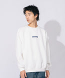 裏起毛 バック刺繍＆プリント クルーネックスウェット THRASHER スラッシャー　