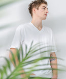 ZEROSTAIN Vネック Tシャツ 防汚 UVカット 汗染みの目立ちにくいTシャツ