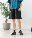 【C-FORT POINT/フォートポイント】【ウエストは総ゴム仕様で履きやすさ・動きやすさ抜群◎】シェフハーフパンツ ショートパンツ ワイド 太め 短パン ウエストゴム 楽ちん イージーパンツ 膝丈 アメカジ スケーター ストリート アウトドア