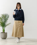 【C-FORT POINT/フォートポイント】2枚襟 スウェットポロトレーナー