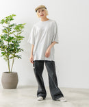 【SAVIER/サビアー】×【ZERO STAIN/ゼロステイン】コラボ Vガセット クルーネック Tシャツ