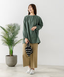 【FORT POINT/フォートポイント】スカラップ 刺繍 ブラウス