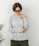 【C-FORT POINT/フォートポイント】ハイネック メロウ配色 プルオーバートップス