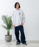 【BEN DAVIS/ベンデイヴィス】裏起毛バックプリントクルーネックスウェットトレーナー zo