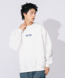 裏起毛 バック刺繍＆プリント クルーネックスウェット THRASHER スラッシャー　