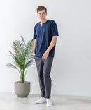 ZEROSTAIN キーネック Tシャツ 防汚 UVカット 汗染みの目立ちにくいTシャツ