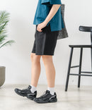 【C-FORT POINT/フォートポイント】【ウエストは総ゴム仕様で履きやすさ・動きやすさ抜群◎】シェフハーフパンツ ショートパンツ ワイド 太め 短パン ウエストゴム 楽ちん イージーパンツ 膝丈 アメカジ スケーター ストリート アウトドア