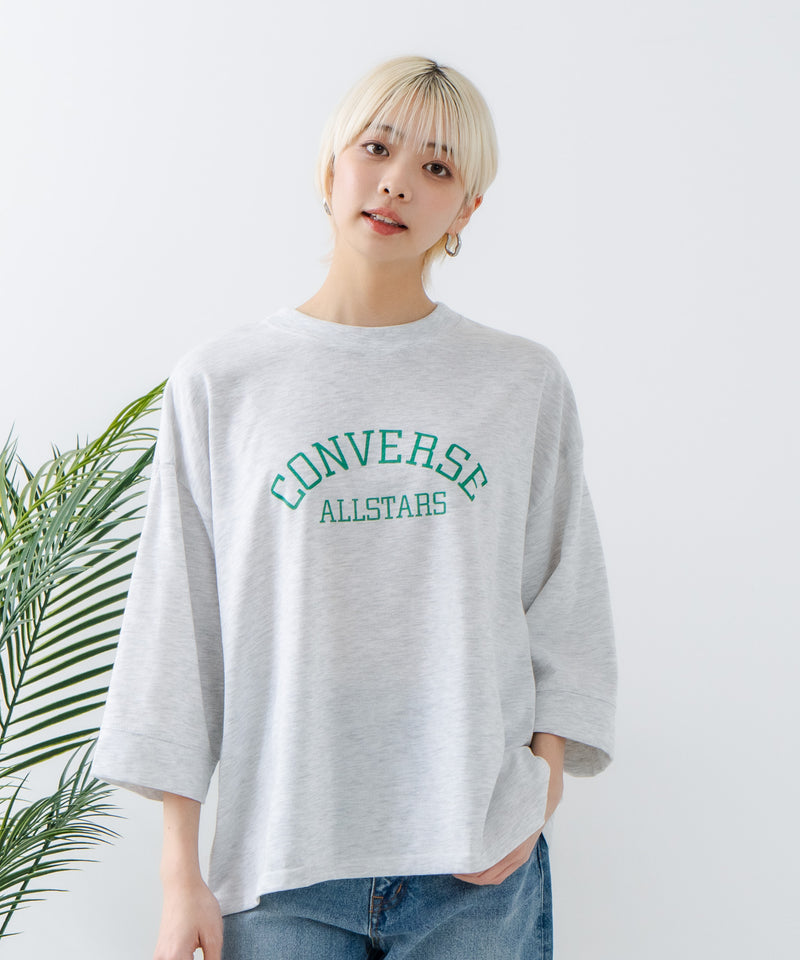 ８分袖 切替 Tシャツ  CONVERSE コンバース