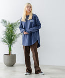 【UNDER WRAPS/アンダーラップス】ピグメント加工 バックプリントロンT zo