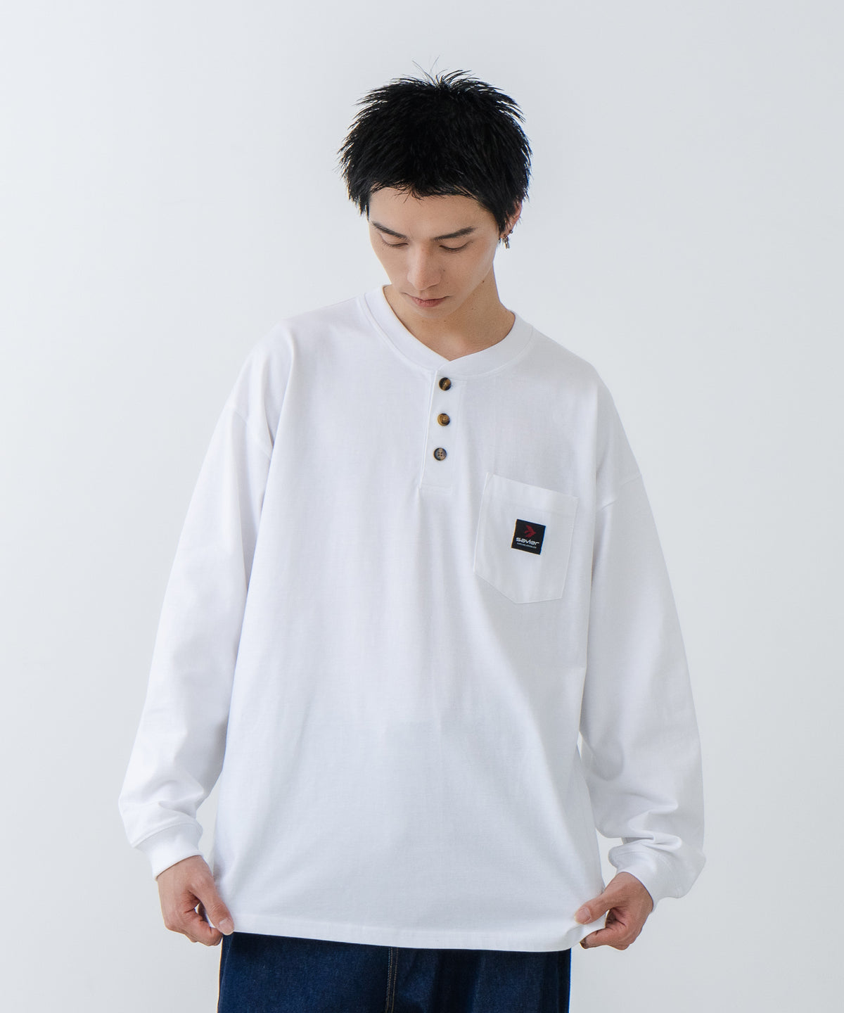 CINCH ロンT ネイビー　新品未使用 古着,ロンT,長袖,Tシャツ,商品リスト(古着屋hooperdoo)