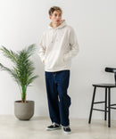 【BLUE STANDARD/ブルースタンダード】パフィースウェット バイカラー プルオーバーパーカー フーディー ストレッチ 春服