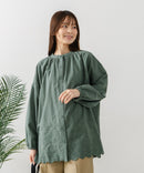 【FORT POINT/フォートポイント】スカラップ 刺繍 ブラウス