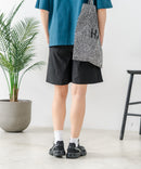 【C-FORT POINT/フォートポイント】【ウエストは総ゴム仕様で履きやすさ・動きやすさ抜群◎】シェフハーフパンツ ショートパンツ ワイド 太め 短パン ウエストゴム 楽ちん イージーパンツ 膝丈 アメカジ スケーター ストリート アウトドア