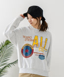 【CONVERSE/コンバース】パッチロゴ グラフィック スウェットトレーナー