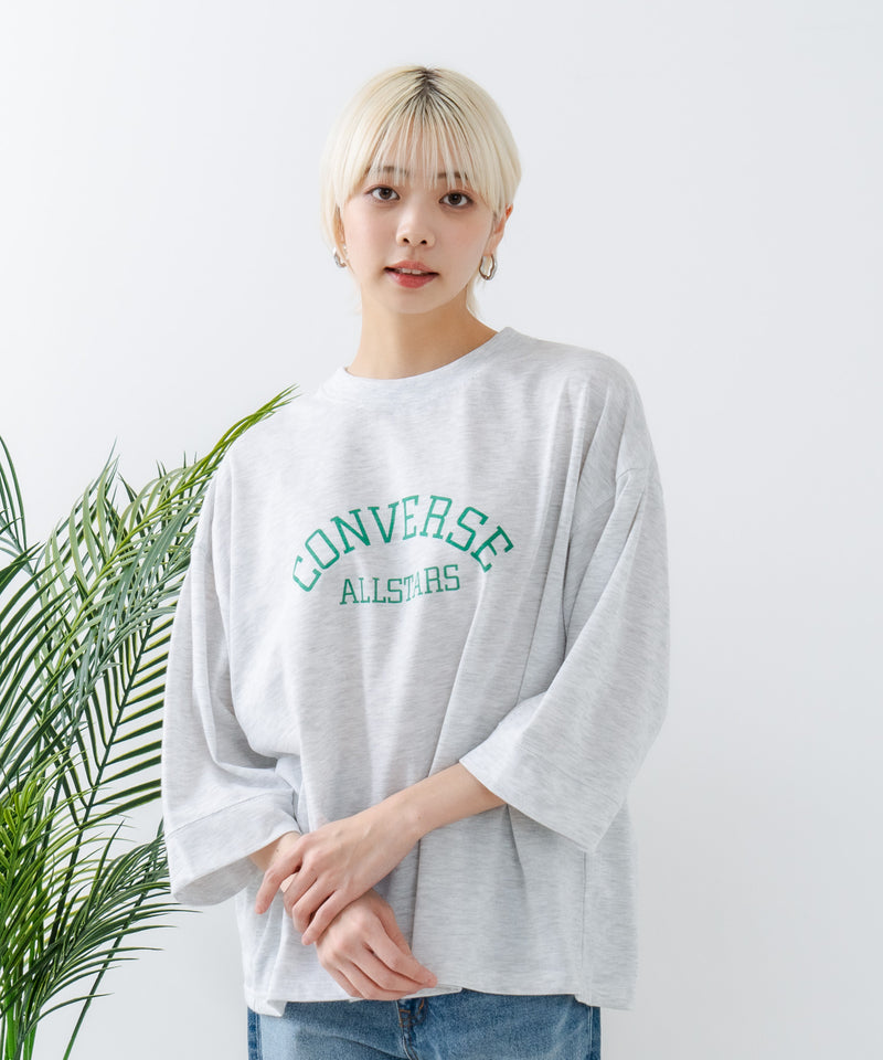 ８分袖 切替 Tシャツ  CONVERSE コンバース