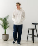 【BLUE STANDARD/ブルースタンダード】パフィースウェット バイカラー プルオーバーパーカー フーディー ストレッチ 春服