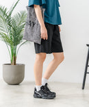 【C-FORT POINT/フォートポイント】【ウエストは総ゴム仕様で履きやすさ・動きやすさ抜群◎】シェフハーフパンツ ショートパンツ ワイド 太め 短パン ウエストゴム 楽ちん イージーパンツ 膝丈 アメカジ スケーター ストリート アウトドア