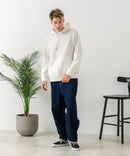 【BLUE STANDARD/ブルースタンダード】パフィースウェット バイカラー プルオーバーパーカー フーディー ストレッチ 春服