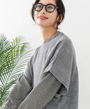 【C-FORT POINT/フォートポイント】ニットベスト＋ブラウスアンサンブル2