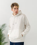 【BLUE STANDARD/ブルースタンダード】パフィースウェット バイカラー プルオーバーパーカー フーディー ストレッチ 春服