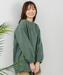 【FORT POINT/フォートポイント】スカラップ 刺繍 ブラウス