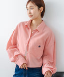 【BEVERLY HILLS POLO CLUB/ビバリーヒルズポロクラブ】楊柳素材 ワイドシルエットシャツ