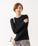 【HANES/ヘインズ】【日本人女性の体形に合わせたシルエットで絶妙なフィット感を実現】Japan Fit for HER ロングスリーブクルーネックTシャツ 2枚組 綿100% 長袖 無地 シンプル 透けにくい チューブボディ ガーメントウォッシュ加工 ❘ジーンズメイト公式オンラインショップ