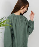 【FORT POINT/フォートポイント】スカラップ 刺繍 ブラウス