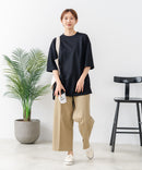 【C-FORTPOINT/フォートポイント】【接触冷感 ひんやり涼しい】冷感鹿の子素材 ラウンドヘムTシャツ 乾きやすい お尻が隠れる 体型カバー