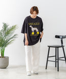 【C-FORT POINT/フォートポイント】ゆったり抜け感 DOGプリント スーパーBIGシルエットＴ ダルメシアンフォト 蛍光ロゴ オーバーサイズ ストリート 韓国ファッション ❘ジーンズメイト公式オンラインショップ