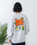 【BEN DAVIS/ベンデイヴィス】裏起毛バックプリントクルーネックスウェットトレーナー zo