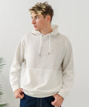 【BLUE STANDARD/ブルースタンダード】パフィースウェット バイカラー プルオーバーパーカー フーディー ストレッチ 春服