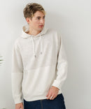 【BLUE STANDARD/ブルースタンダード】パフィースウェット バイカラー プルオーバーパーカー フーディー ストレッチ 春服